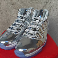 High Top Sneakers, Silver Red Colorway, Lace Up Design, Casual Gift for Sneaker Fans