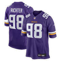 Minnesota Vikings Bo Richter Purple Team Game Jersey