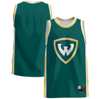 Wayne State Wildcats Lightweight Basketball Jersey - Green