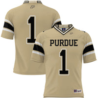 #1 Purdue Boilermakers Endzone Football Jersey - Gold
