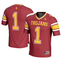 #1 USC Trojans Football Jersey - Cardinal