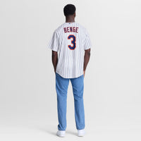 New York Mets Carson Benge White Home Replica Jersey