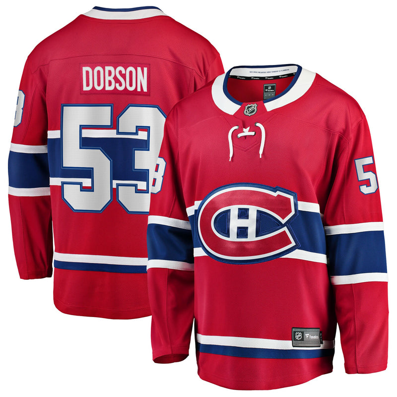 Montreal Canadiens Noah Dobson Red Home Breakaway Jersey