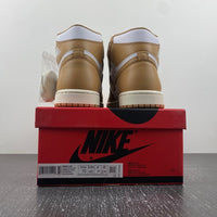High Top Sneakers, Brown White Colorway, Lace Up Design, Casual Gift for Sneaker Fans