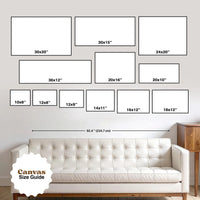 Glowing Christmas Tree Canvas Print, Snowy Winter Forest Canvas Wall Art, Holiday Pine Forest Canvas Decor, Festive Winter Scene Canvas