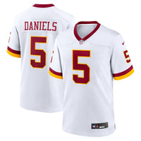 Washington Commanders Jayden Daniels White Game Super Bowl Era Jersey
