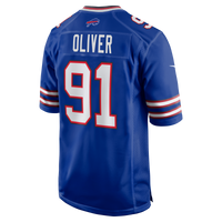 Buffalo Bills Ed Oliver Royal Team Game Player Jersey