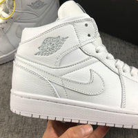 Mid Top Sneakers, White Colorway, Lace Up Design, Casual Gift for Sneaker Fans