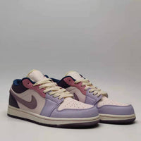 Low Top Sneakers, Purple Pink Colorway, Lace Up Design, Casual Gift for Sneaker Fans