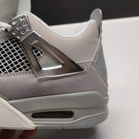 Sneakers, Silver Colorway, Metallic Finish, Lace Up Design, Casual Gift for Sneaker Fans