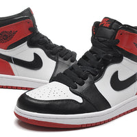 Sneakers, Red White Black Colorway, Lace Up Design, Casual Gift for Sneaker Fans