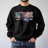 Festive Stethoscope Sweatshirt, Nurse Christmas Sweatshirt, Holiday Medical Crewneck, Healthcare Worker Sweatshirt, Winter Nurse Present