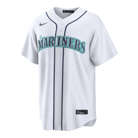 Seattle Mariners Bryce Miller White Home Replica Jersey
