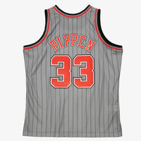 Chicago Bulls Scottie Pippen 1995 Reload Swingman Authentic Jersey - Grey