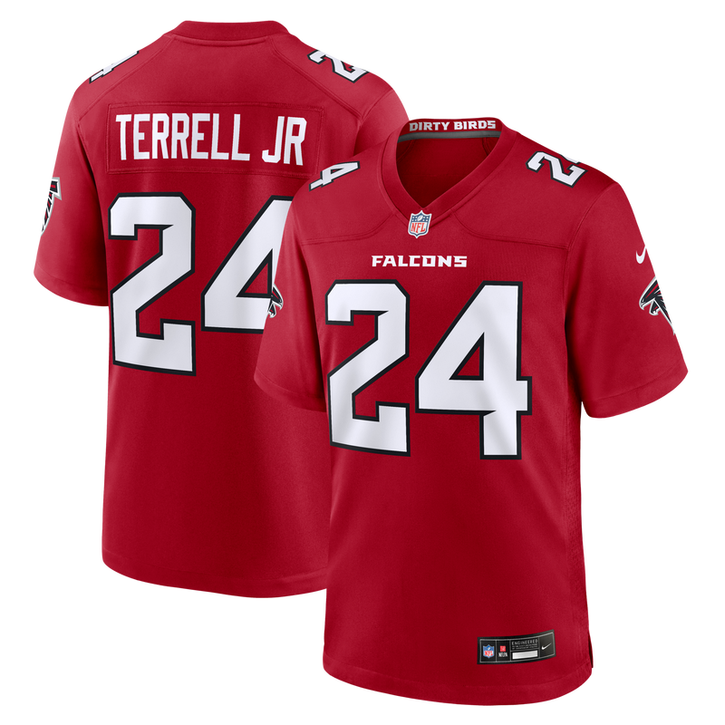 Atlanta Falcons A.J. Terrell Red Game Jersey