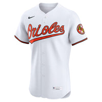 Baltimore Orioles White Home Elite Jersey