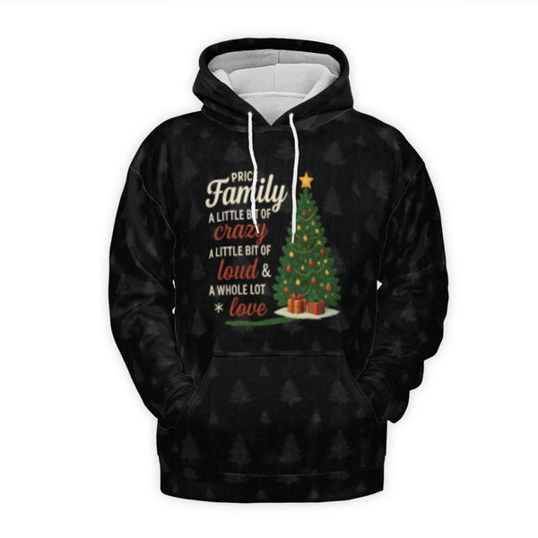 Holiday 2025 3D Hoodie, Family Christmas Reunion Hoodie, Matching Family Graphic Sweatshirt, Xmas Gathering Pullover, Custom 