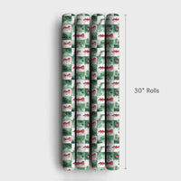 Watercolor Checkerboard Gift Wrap, Chess Christmas Wrapping Paper, Red Chess Pieces Wrapping Paper, Holiday Board Game Wrapping Paper