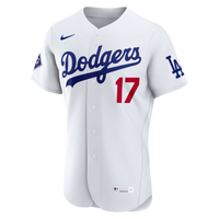 Los Angeles Dodgers Shohei Ohtani White Home Authentic Sponsor Patch Jersey