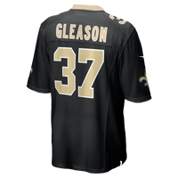 New Orleans Saints Steve Gleason Black Game Retired Player Jersey