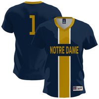Notre Dame Fighting Irish Lightweight Soccer Fashion Jersey - Navy