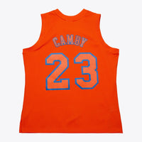 New York Knicks Marcus Camby 2012 Day Authentic Jersey - Orange