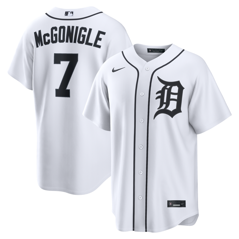 Detroit Tigers Kevin McGonigle White Home Replica Jersey