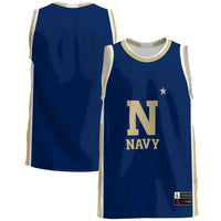 Navy Midshipmen Lightweight Basketball Jersey - Blue