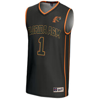 #1 Florida A&M Rattlers Lightweight Basketball Jersey - Black
