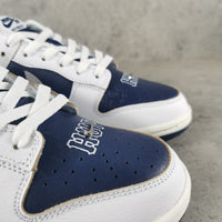 Low Top Sneakers, Blue White Colorway, Lace Up Design, Casual Gift for Sneaker Fans