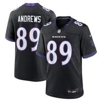Baltimore Ravens Mark Andrews Black Alternate Game Jersey