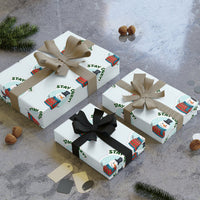 Adorable Snowman Gift Wrap, Stay Comfy Snowman Wrapping Paper, Festive Christmas Wrapping Paper, Winter Holiday Gift Wrap, Holiday Present Paper