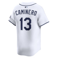 Tampa Bay Rays Junior Caminero White Home Limited Jersey