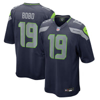 Seattle Seahawks Jake Bobo College Navy Game Jersey