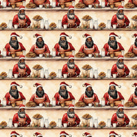 Cookies and Milk Gift Wrap, Black Santa Wrapping Paper, African American Santa Wrapping Paper, Christmas Gift Wrap, Festive Holiday Paper