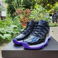 Sneakers, Black Purple Colorway, Lace Up Design, Casual Gift for Sneaker Fans