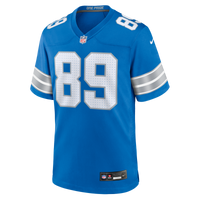 Detroit Lions Brock Wright Blue Team Game Jersey