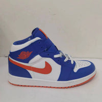 Sneakers, Blue Red White Colorway, Lace Up Design, Casual Gift for Sneaker Fans
