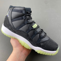 Low Top Sneakers, Black Green Colorway, Lace Up Design, Casual Gift for Sneaker Fans