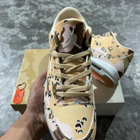 High Top Sneakers, Beige Black Colorway, Camouflage Pattern, Lace Up Design, Casual Gift for Sneaker Fans