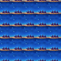 Nativity Silhouette Gift Wrap, Three Wise Men Wrapping Paper, Religious Christmas Wrapping Paper, Christian Holiday Wrapping Paper