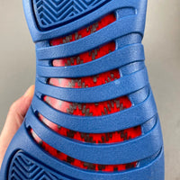 Low Top Sneakers, Blue Colorway, Lace Up Design, Casual Gift for Sneaker Fans