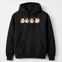 Vintage Christmas Graphic Hoodie, Retro Santa Hoodie, Santa Claus Holiday Hoodie, Winter Pullover Sweatshirt, Xmas Present for Women and Men