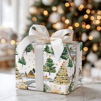 Sydney Opera House Gift Wrap, Sydney Christmas Wrapping Paper, Australian Harbour Bridge Wrapping Paper, Watercolor Holiday Gift Wrap Roll