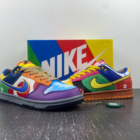 Low Top Sneakers, Multicolor Colorway, Lace Up Design, Casual Gift for Sneaker Fans