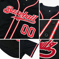 Custom Baseball Jersey - Black Royal-Orange Authentic