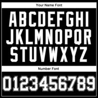 Custom Football Jersey - Black White-Gray Mesh Authentic Throwback