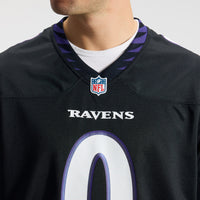Baltimore Ravens Roquan Smith Black Alternate Game Jersey