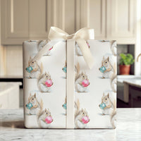 Woodland Animal Holiday Gift Wrap, Squirrel Christmas Wrapping Paper, Adorable Squirrel Wrapping Paper Roll, Festive Winter Wrapping Paper