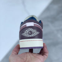 Low Top Shoes, Purple Pink Colorway, Lace Up Design, Casual Gift for Shoe Lovers